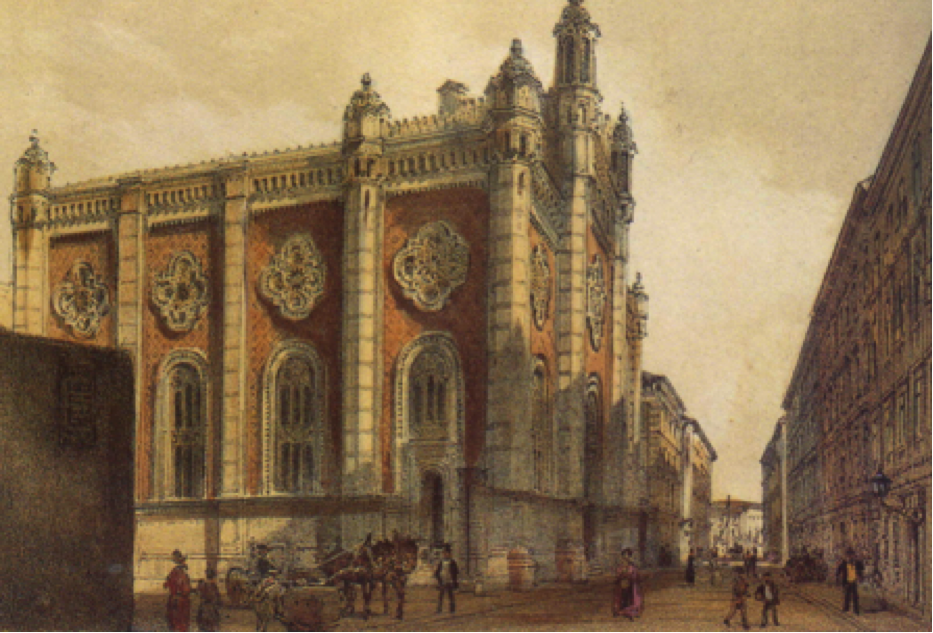 Historic synagogue in Vienna