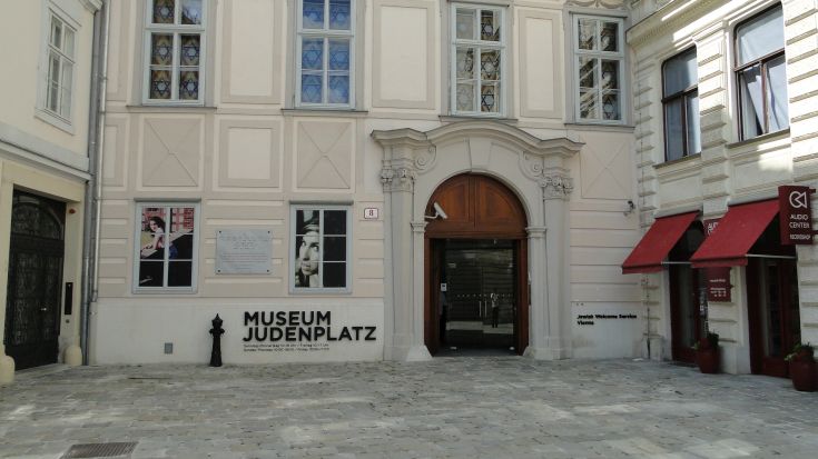 Museum Judenplatz entrance in Vienna